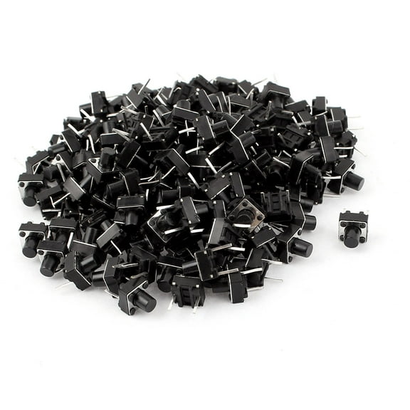 150 Pcs 6x6x7mm Momentary DIP Tactile Push Button Micro Switch