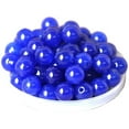 thumbnail image 1 of 150 Pcs 8 mm Glass Crystal Beads,Glass Beads Bulk,Glass Round Beads,Craft Loose Beads for Necklace & Bracelet Making, Crafting Supplies,Christmas Gifts,Royal Blue,Topboutique, 1 of 5