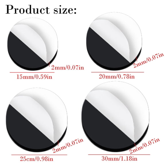 150 Pcs Adhesive Magnetic Dots, 0.59 Inch Round Flexible Craft Magnets with Sticky Backing for DIY & Photos