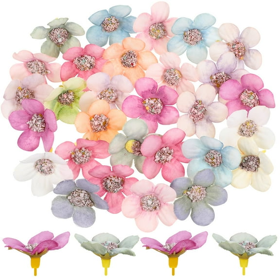150 Pcs Artificial Flowers for Crafts, Home Decor, Projects, Wedding Decorations, Fake Plants for Kids and Adults