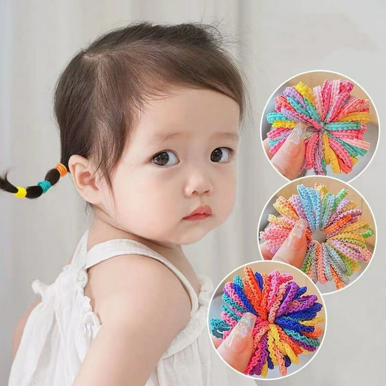 150 Pcs Baby Girls Hair Ties Elastic Hair Band Accessories