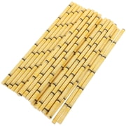 150 Pcs Bamboo Straw Compact Straws Disposable Flatware Biodegradable Paper Party Serving Baby