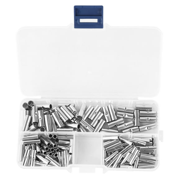 150 Pcs Boxed Connector Terminal Butt Splice Wire Connectors Professional