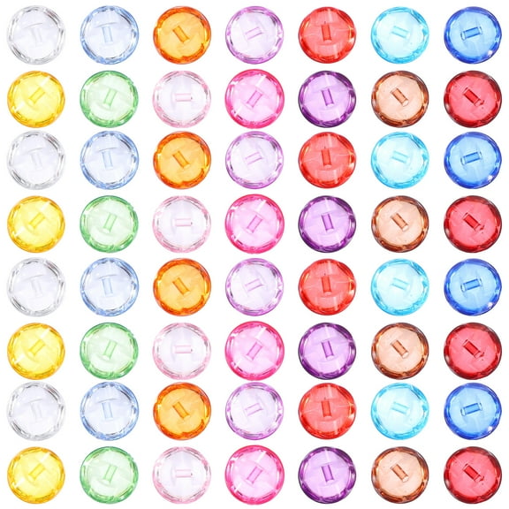 150 Pcs Button Buttons for Clothes DIY Supplies Embellishments Mixed Color Craft Resin