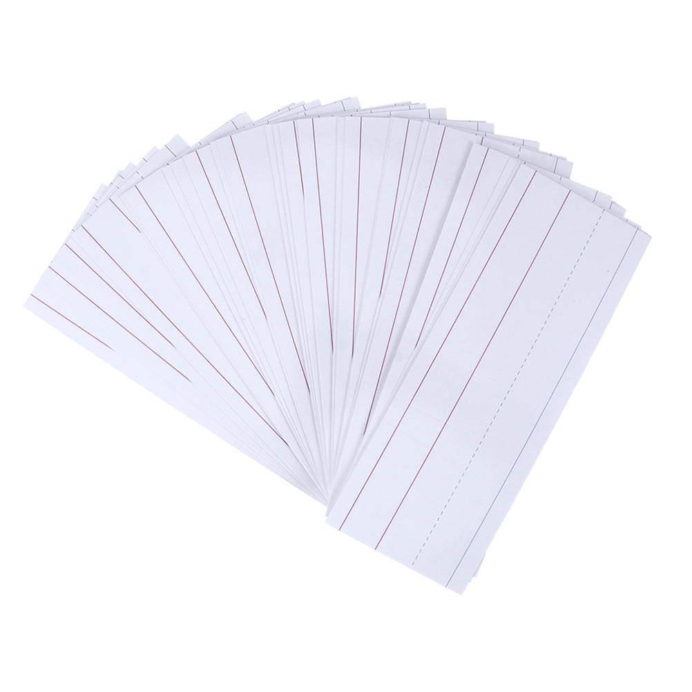 150 Pcs Coloured Card Classroom Supply Learning Sentences Strip School Accessories Learning