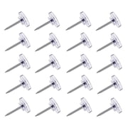 150 Pcs Flat Push Pins, Thumb Tacks for Wall Hangings, Cork Board, Plastic Flat Head Pins for Bulletin Board Shadow Box Display Thumbtack for Cork Board