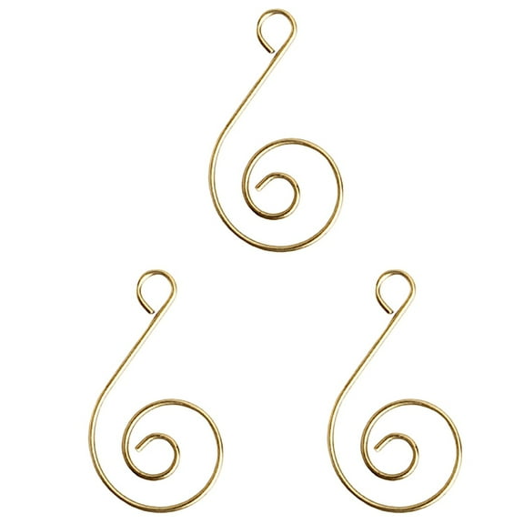 FUEENIRVA S-Shaped Steel Hooks for Christmas Tree Neatly and Safely