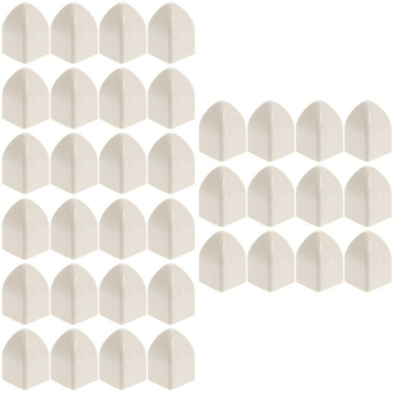 150 Pcs Guardrail Protective Hat 4x4 Fence Post Caps Column White Plastic