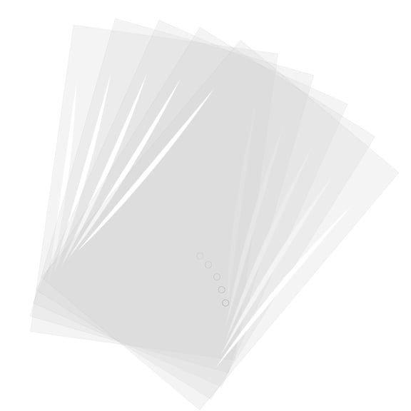 Uxcell 150 Pcs Heat Shrink Wrap Bags 6.3" x 9.4" POF Clear Heat Shrink Film Wrap for Handmade Crafts Cookie