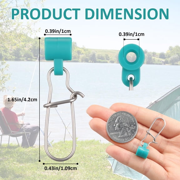150 Pcs Heavy Duty Fishing Sinker Slides with Duo Lock Snaps Saltwater Surf Catfishing Rig Kit