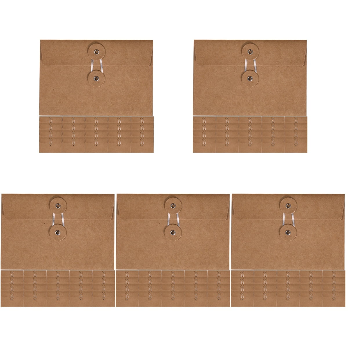 Eease 150 Pcs Kraft Envelope Coin Envelopes Photo Letter Paper Covers