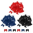 thumbnail image 1 of 150 Pcs Mini Ribbon Bow 1.2" Mini Fabric Satin Ribbon Flower Bows for Craft DIY Sewing Wedding Black, Red,Navy Blue, 1 of 6