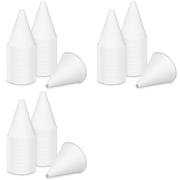 150 Pcs Paper Funnels for Motor Oil 6 Oz Engine Oil Funnel Paper Cone Funnel Dispensers or Kitchen Filling Bottle