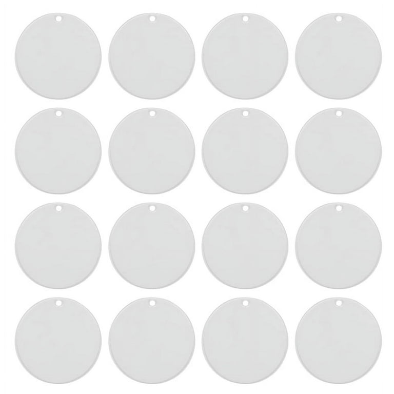 150 Pcs Round Acrylic Blanks 2 Inches Clear Acrylic Circles Discs  Transparent for DIY Craft Project 