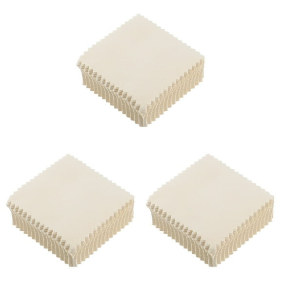 150 Pcs Silver Wiping Cloth Polishing Cloths for Jewelry Cleaner Tools Cleaning