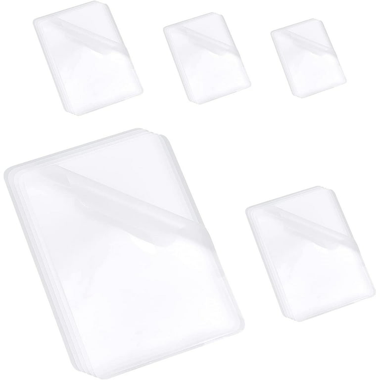 Thermal Laminating Pouches Clear Laminating Pouches Plastic Paper Laminator  Pouches, 9 x 11.5 Inch, 5 x 7 Inch, 4 x 6 Inch, 2.2 x 3.7 Inch (100