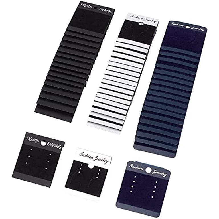 Earring Cards, Anezus Packaging Holder Cards Display Black