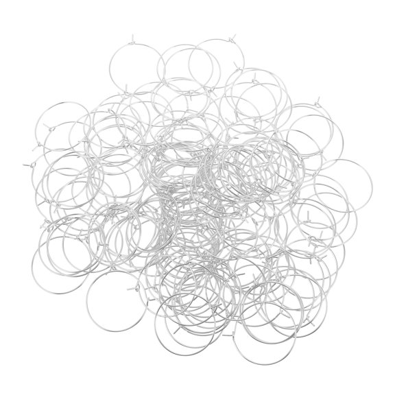 GETAJGHSD 150pcs Drinking Glass Identification Labels Wine Glasses Hanging Tags Silver DIY Design