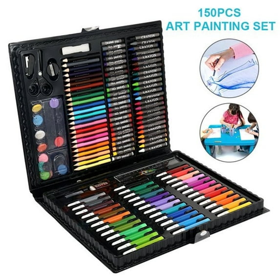 150 Piece Deluxe Art Set,Art Supplies for Drawing,Painting and More,Kid Crafting Supplies Great for Teenage 4 5 6 7 8 9 10 11 12 13 Years