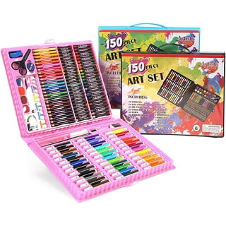 150-Piece Art Set, Deluxe Professional Color Set, Art Kit for Kids and Adult, with Compact Portable Case