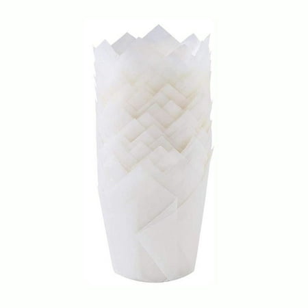 150 Pieces Mini Baking Cups Tulip Baking Cups Cupcake Liners Muffin Liners for Wedding Birthday Parties