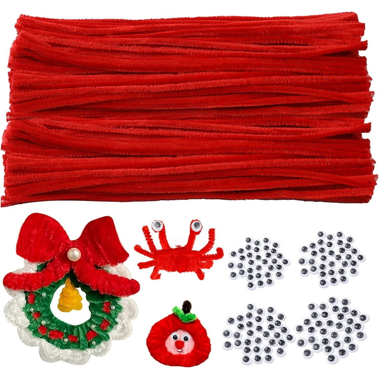 150 Pieces Red Pipe Cleaners Chenille Stem, Pipe Cleaners Chenille Stem,  Craft Pipe Cleaners, Art Pipe Cleaners, Pipe Cleaners Bulk for Creative  Home