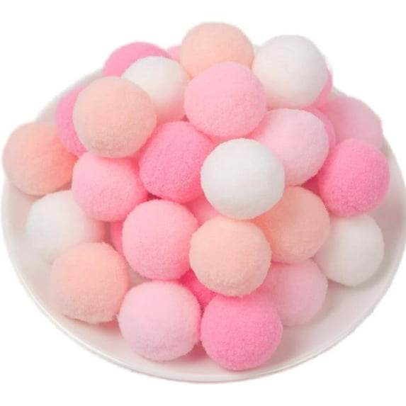 150 Pieces Pom Poms Assorted Colors, 1 inch Fuzzy Craft Pompoms, Soft Fluffy Puff Balls for DIY Arts and Bulk Craft Making Decorations Supplies (Multicolor Series, 2.5 cm / 25 mm)
