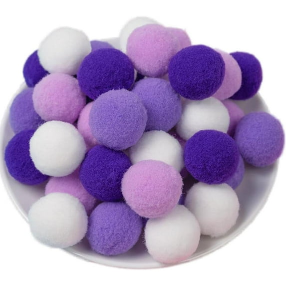 150 Pieces Pom Poms Assorted Colors, 1 inch Fuzzy Craft Pompoms, Soft Fluffy Puff Balls for DIY Arts and Bulk Craft Making Decorations Supplies (Multicolor Series, 2.5 cm / 25 mm)