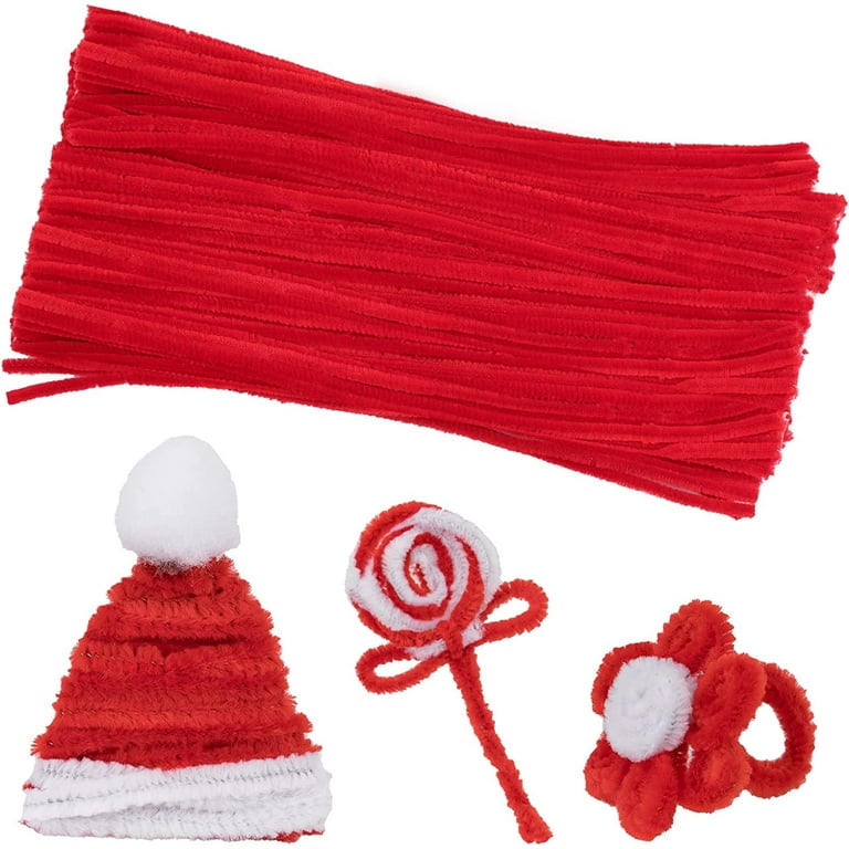 150 Pieces Red Pipe Cleaners Chenille Stem, Pipe Cleaners Chenille Stem,  Craft Pipe Cleaners, Art Pipe Cleaners, Pipe Cleaners Bulk for Creative  Home Arts and Crafts Project Decoration Supplies 