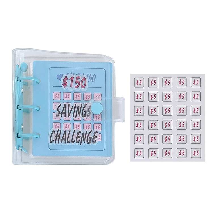 150 card binder 150$ Savings Challenge Mini with Envelopes,Storage Budgeting Binder Budget Book Cash Saving Challenge Box kit with Pouches,Family Emergency Binder Includes 3 Packages of 50 Pages for a total of 150 X PRO 1000+ Card Binder
