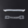 thumbnail image 1 of 150 Set Plastic Handles for Cardboard Packaging Box Clear 16~28x136~169x1.5~10.5mm, 1 of 2