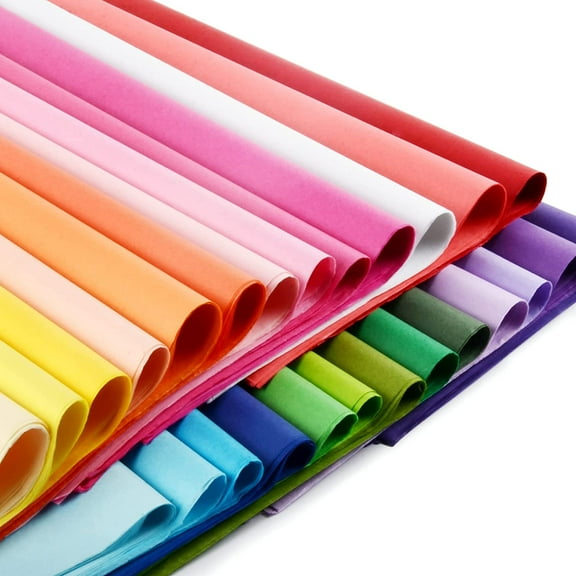 150 Sheets Assorted Colored Tissue Paper for Gift Bags, Rainbow 30 Colors 20 x 26 Inch, Bulk Crafts & Wrapping, Mother's Day Christmas Birthday Wedding Holiday Decor, and DIY Project