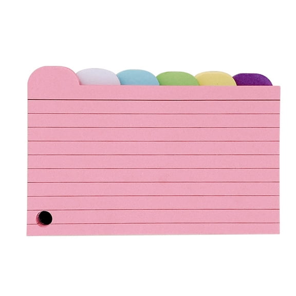 150 Sheets Colorful Indexes Cards Journal Notebook With Ruled Lines Smooth Writing Design For Study Organization