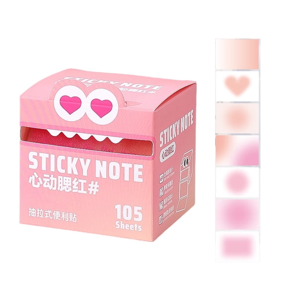 150 Sheets Pull Out Sticky Notes Pad Small Notepads Pearlescent Notes Paper Reminders on Fridges Book Calendar Notebook