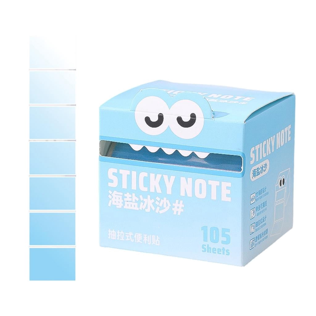 150 Sheets Pull Out Sticky Notes Pad Small Notepads Pearlescent Notes ...