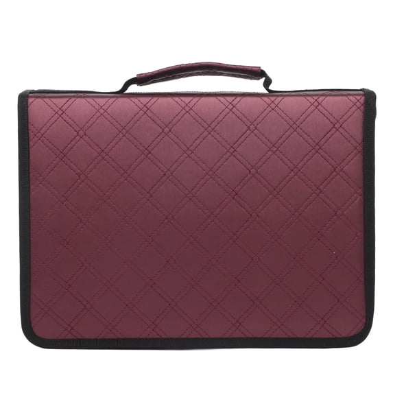150 Slots Colored Pencil Case, Large Capacity PU Leather Fabric Pencil Case Zipper Pen Bag