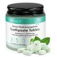 thumbnail image 1 of 150 Spearmint Tablets Chewable Toothpaste Tablets, Fluoride Free & Eco Friendly, Travel Mouthwash Tablets, Chewable Toothpaste Tablet, 1 of 10