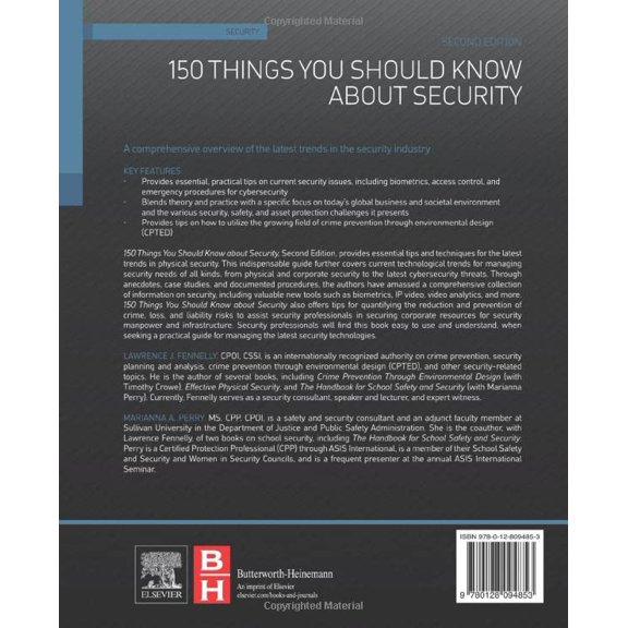 Pre-Owned 150 Things You Should Know about Security