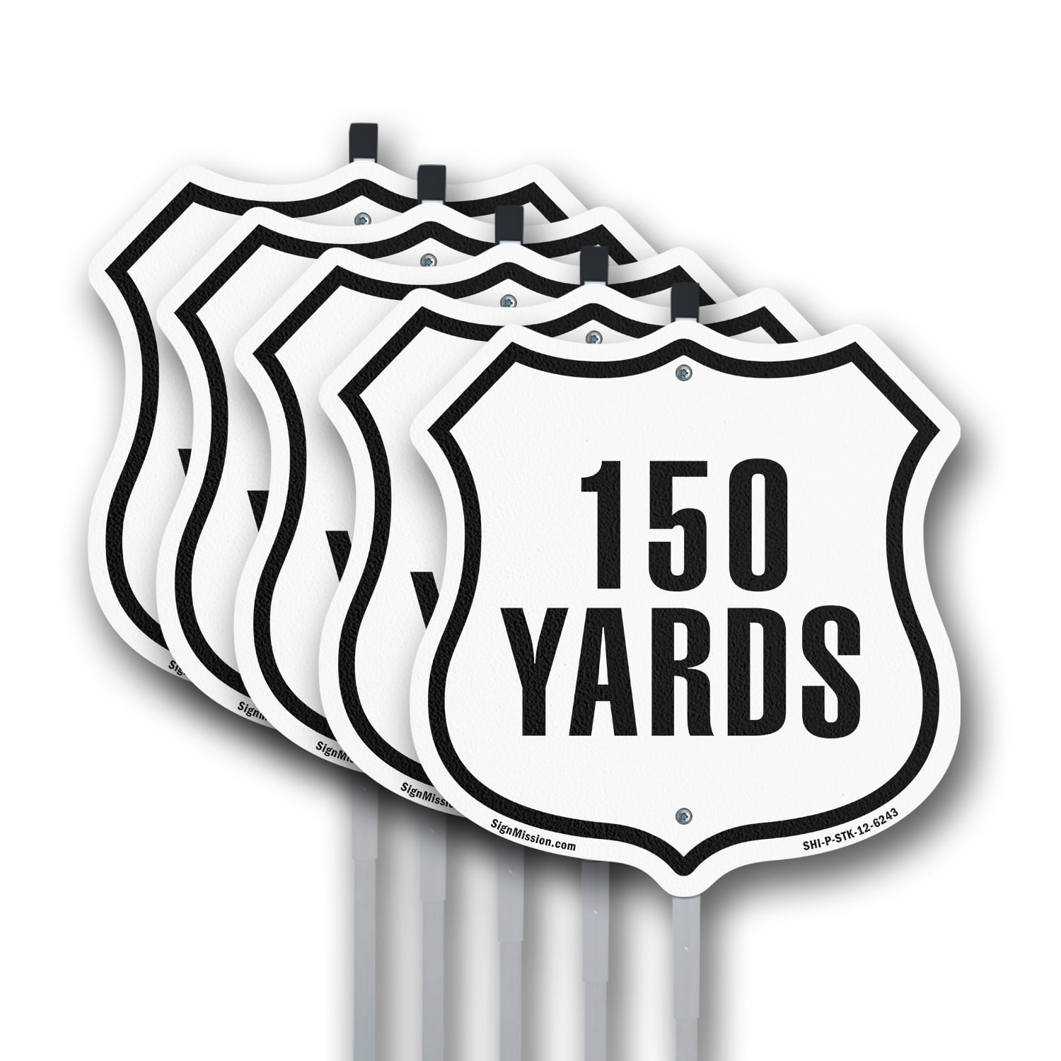 150 Yards Example 150 Yards Golf Course Running Race 5k Marathon Distance Marker (5 Pack ...