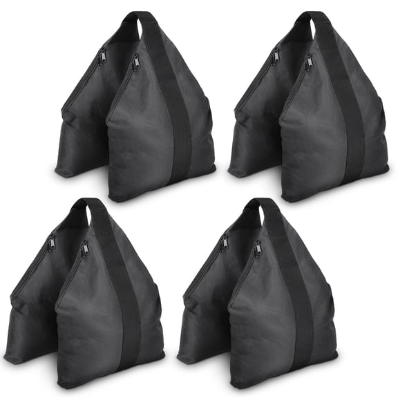 150 lbs 4-Piece Heavy-Duty Weights, Extra Large Canopy Weights Sand Bags for Photography Light Stands, Pop Up Tent, Patio Umbrella, Backdrop Supports, Tripods & Outdoor Equipment
