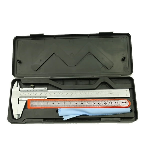 150 mm Vernier Caliper Measuring Tool Inch/Metric Dual Reading Scale Professional High Accuracy