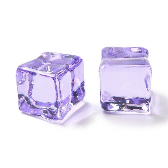 150 pc Square Transparent Resin Ice Cubes Clear Ice Rock Diamond Crystals for Home Garden Aquarium Dollhouse Decor Mixed color 18x18x17mm