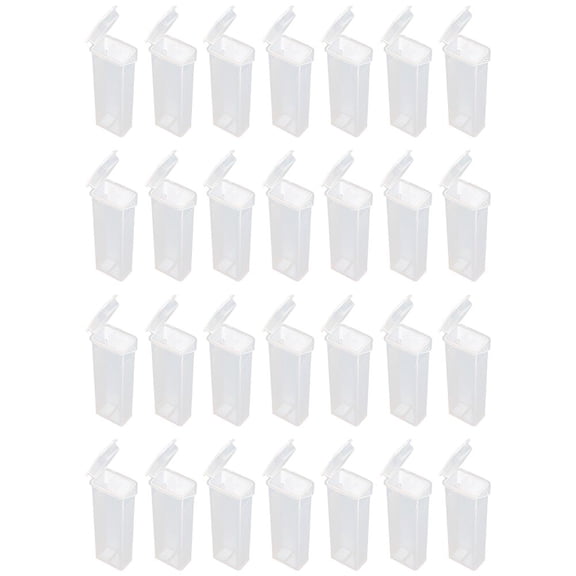 150 pcs Glass Slide Boxes Plastic Cuboid Microscope Glass Holder Slide Boxes