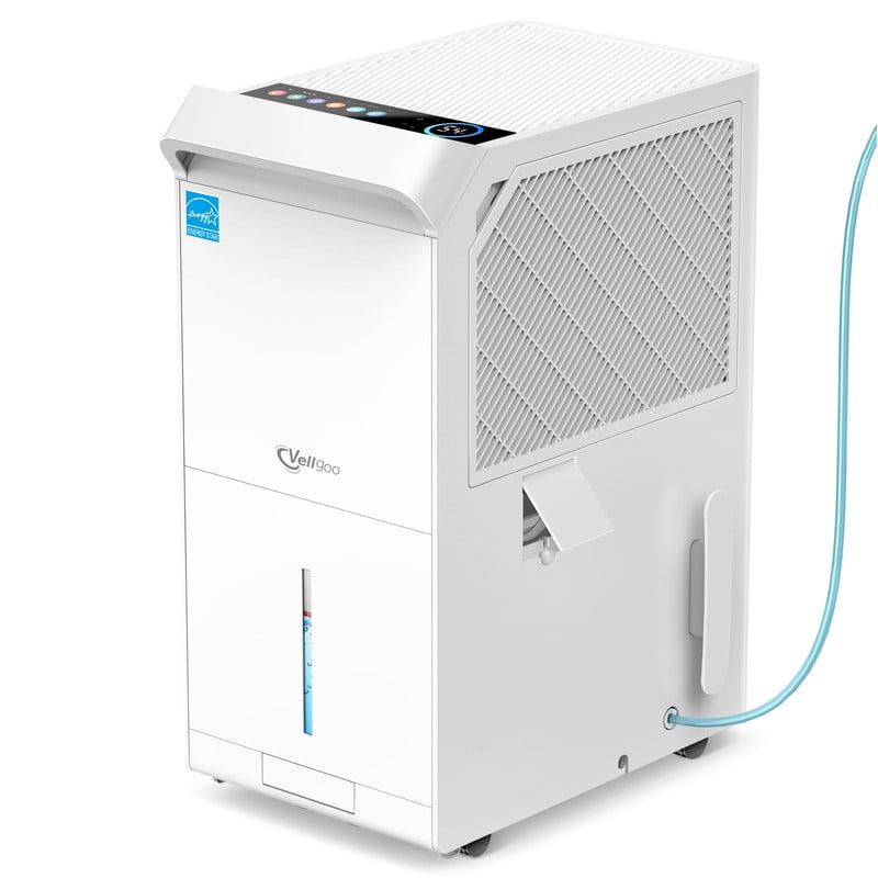 150 pt. 7500 sq. ft. Energy Star Dehumidifier for Basement with Pump, Drain Hose