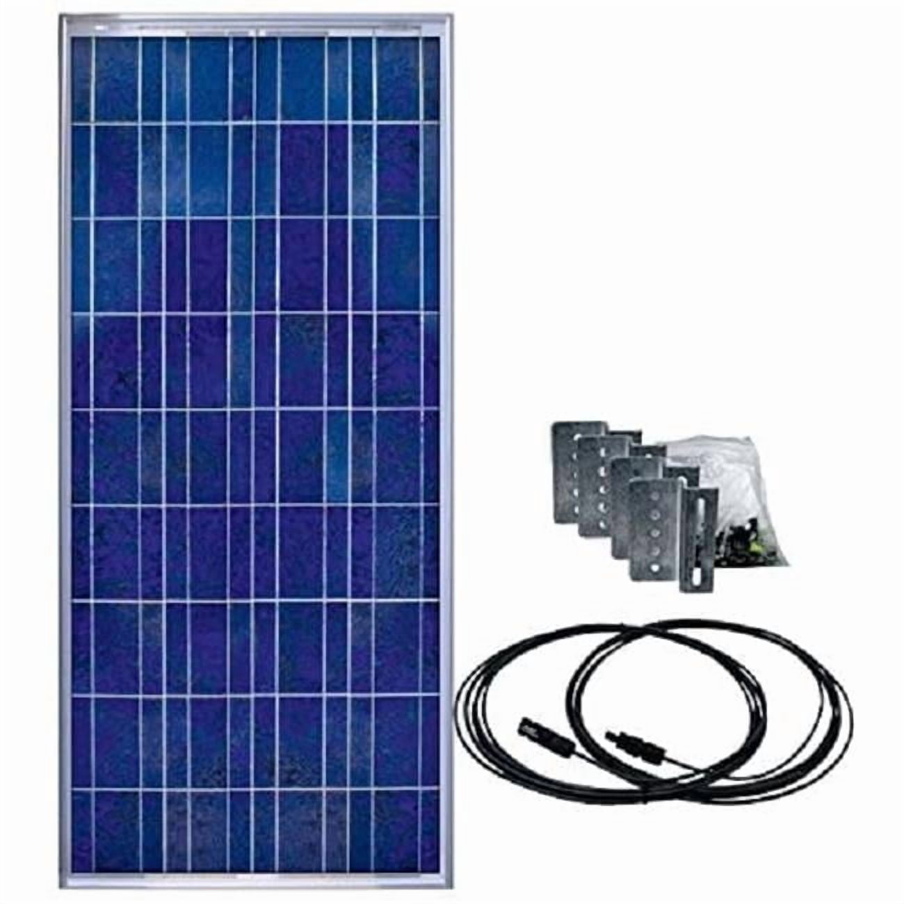 150 watt Solar Panel Kit with Cables & Mounting Brackets