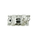 thumbnail image 1 of 1500-6500 RPM Non-EGR Intake Manifold for 1957-1995 262-400 CID & Chevy V8 Dual Plane, Polished, 1 of 1