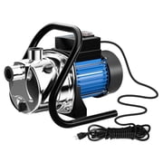 1500 GPH 1 HP Electric Portable Pump, Professional Water Transfer System featuring Booster Technology, Perfect for Lawn Maintenance, Farm Irrigation and Household Flood Water Removal