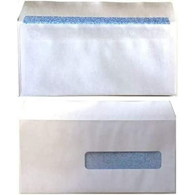 1500 Insurance Claim Envelopes, No. 10.5, 4.5" x 9.5", White Self