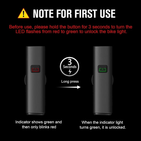 1500 Lumens Rechargeable Bike Headlight, USB-C Reverse Charging — Anti-Glare Beam, 164m Light Range, IPX7 Waterproof Front Light for Road & Urban Cyclists