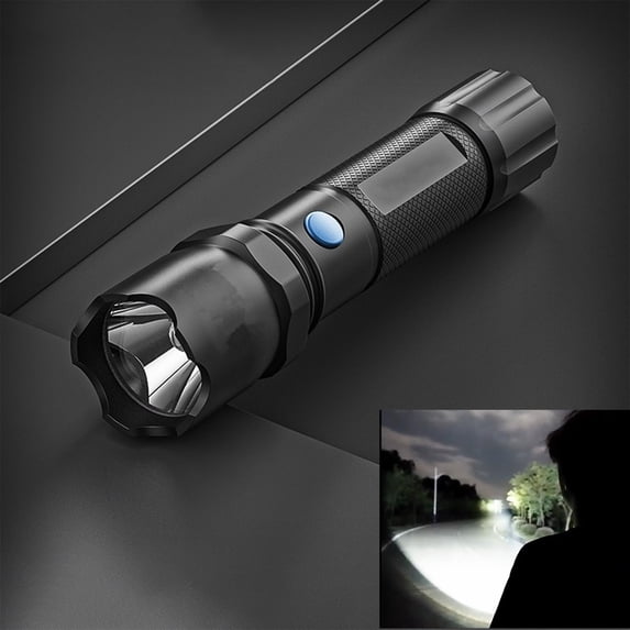 1500 Lumens Rechargeable Flashlights, Tactical LED Flashlight - Compact EDC Flash Light with USB Charging, Waterproof & Small for Camping, Hiking, Emergency, Car & Home by PALIFEUR